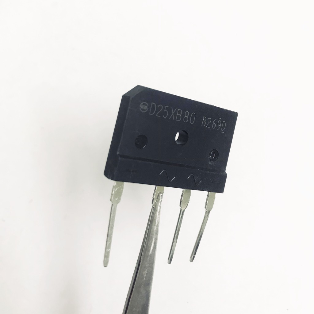 Cầu Đi Ốt Bếp Từ 25A 800V D25XB80, Cầu Diode Chỉnh Lưu DIP-4