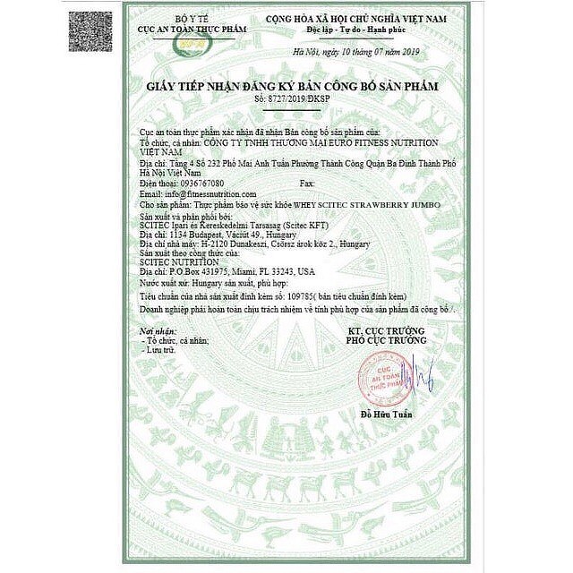 Scitec Jumbo  - Whey Tăng Cân Tăng Cơ Cao Cấp  - Nhập Khẩu Châu Âu