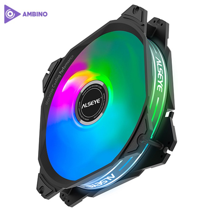 Kit 3 Fan Case Alseye M120-P RGB Max 120mm hỗ trợ Aura/RGB Fusion