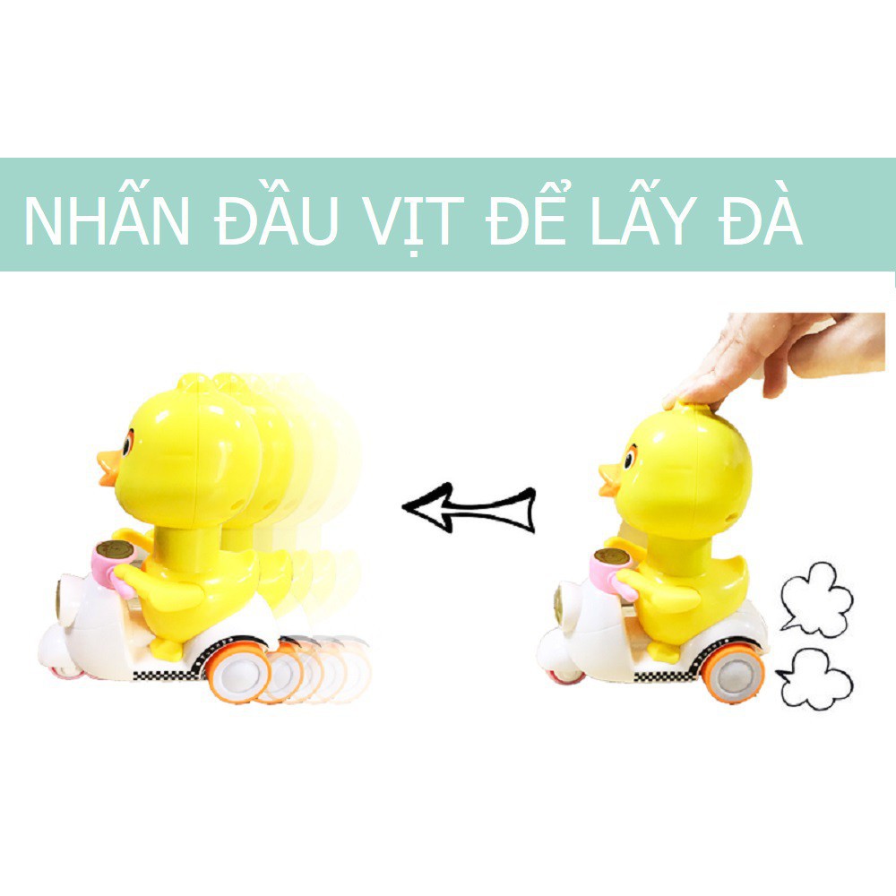 Đồ chơi Vịt đua xe Vespa nk032