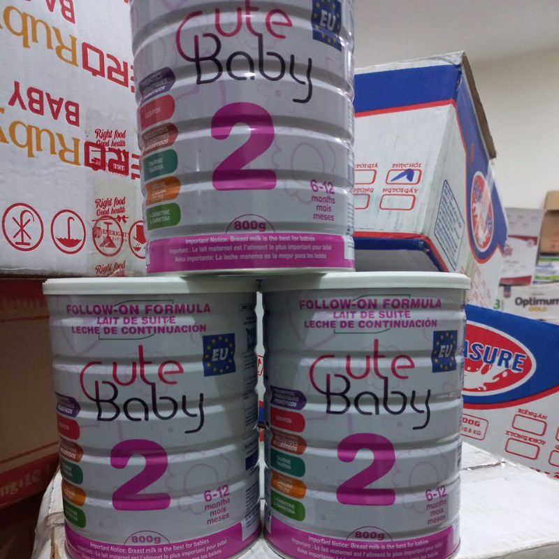 Sữa Bột Nhập Khẩu Cute Baby số 2 hạn tháng 11/2022(trẻ 6-12 tháng tuổi)