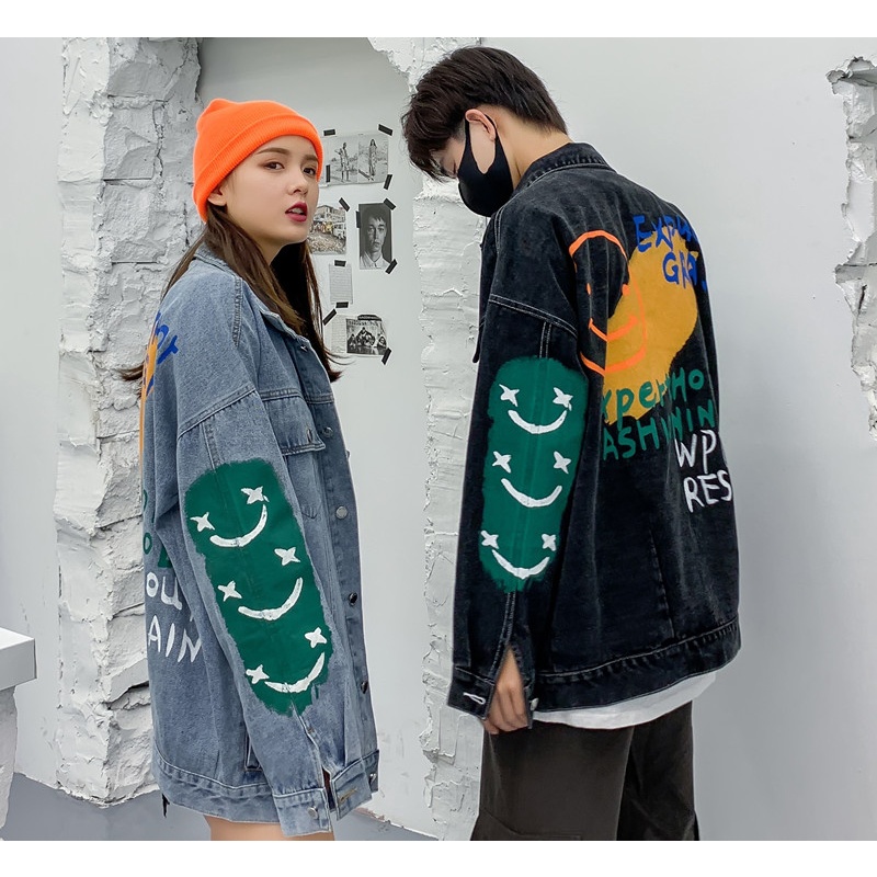 Áo Khoác Jean Nam Nữ Unisex Thời Trang Trung Hàn HÀNG QCCC Mẫu Mới Nhất J000