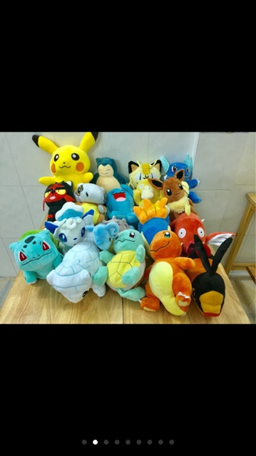 Gấu bông poke sưu tầm size 25 đến 30cm