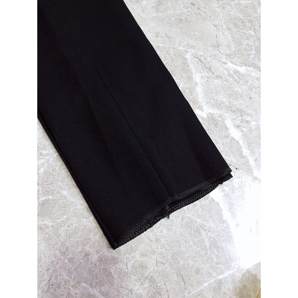 Quần tây nam form ôm body màu xanh đen chất vải dày mịn co giãn | BigBuy360 - bigbuy360.vn