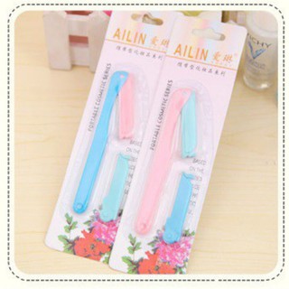 Set 3vỉ Dao cạo tỉa chân mày