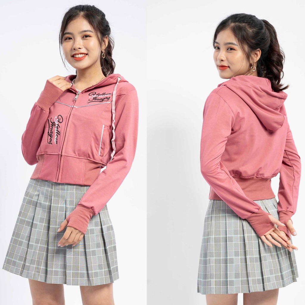 Áo khoác thun cotton 4 chiều mát lạnh đi nắng form lửng croptop siêu cá tính