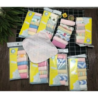 Set 8 khăn mặt cho bé kích thước 20*20
