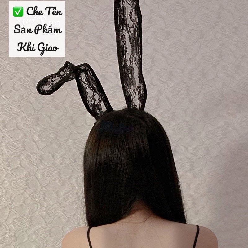 Bờm Ren Tai Thỏ - Cài Tóc Nữ Dễ Thương