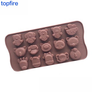 Khuôn Silicone Làm Bánh Tạo Hình Động Vật Dễ Thương