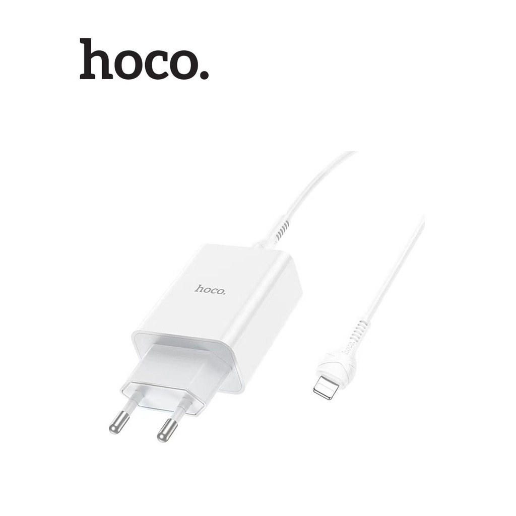 Bộ sạc 20W/18W Hoco C99A cổng USB / 2 Type-C kèm cáp sạc Type-C dành cho IP10/11/12/13/14promax dài 100CM