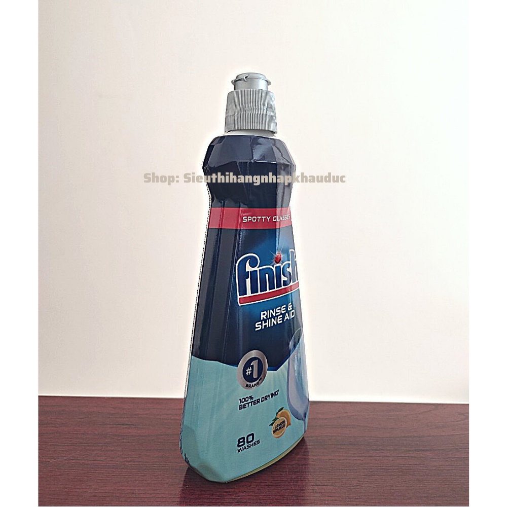 Dầu bóng Finish chai 400ml Hương chanh