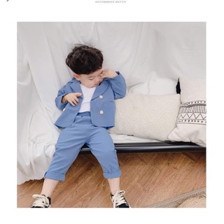 Bộ vest bé trai