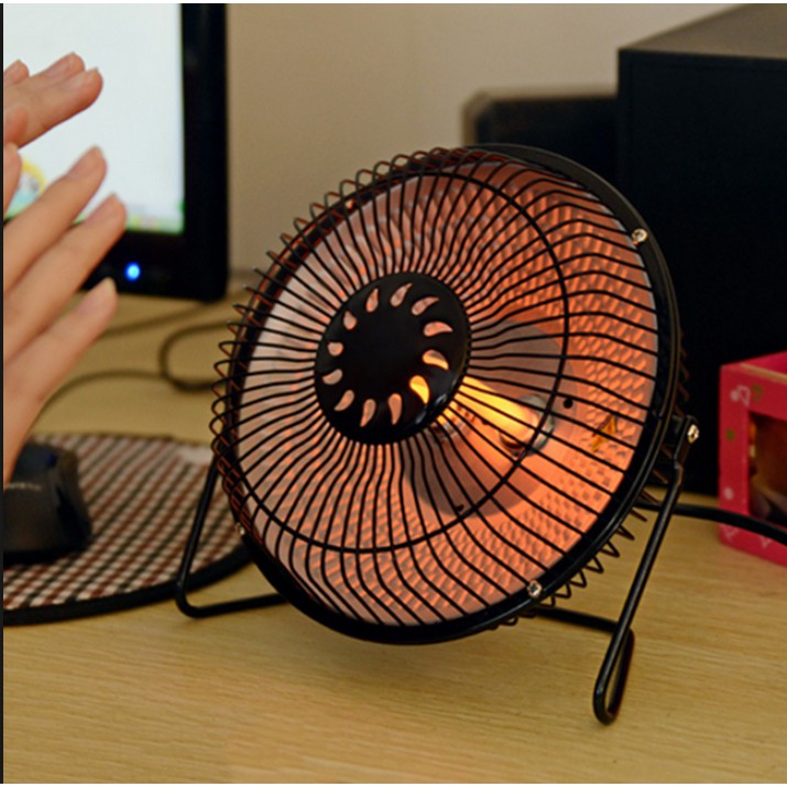 Quạt sưởi halogen heater 4 inch (Màu ngẫu nhiên)