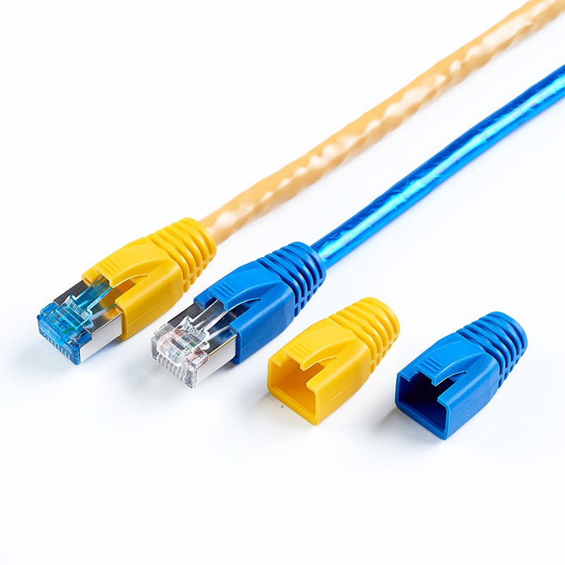 2 Đầu Bọc UTP CAT 5 _Vỏ bọc đầu cáp mạng RJ45