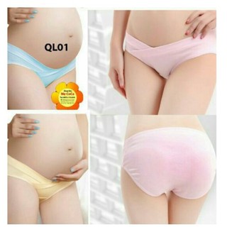 Set 2 quần chíp bà bầu cạp chéo
