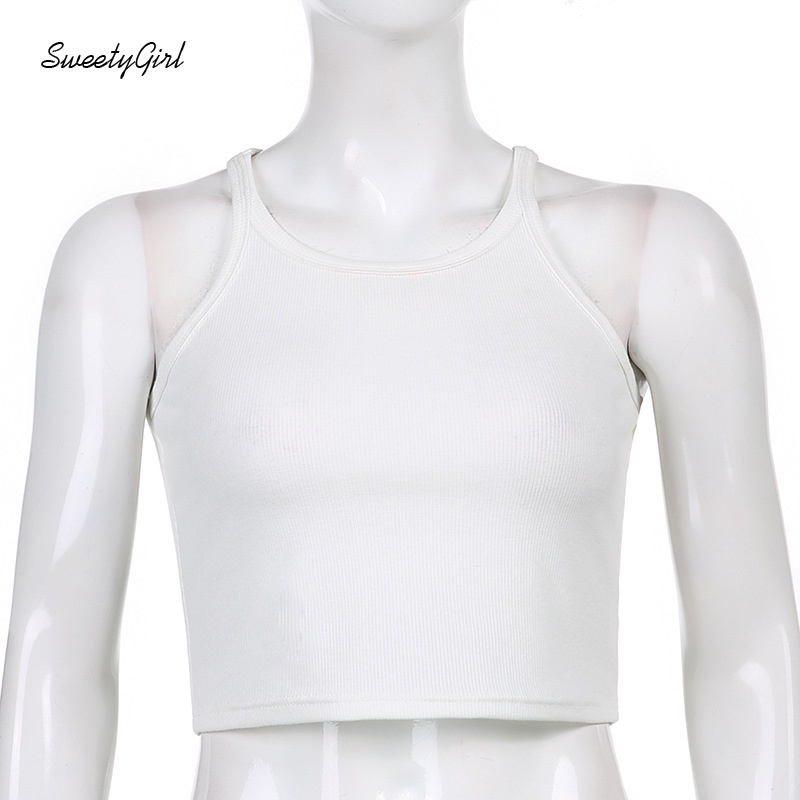 Áo thể thao không tay cổ tròn dáng ôm sành điệu cho nữ