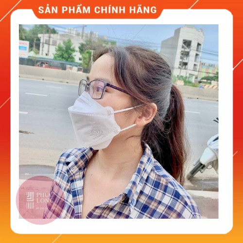 Hộp 30 chiếc Khẩu trang y tế 4D cao cấp Sen Việt Luxury - kháng khuẩn, lọc bụi - longdaiphuoc store | BigBuy360 - bigbuy360.vn