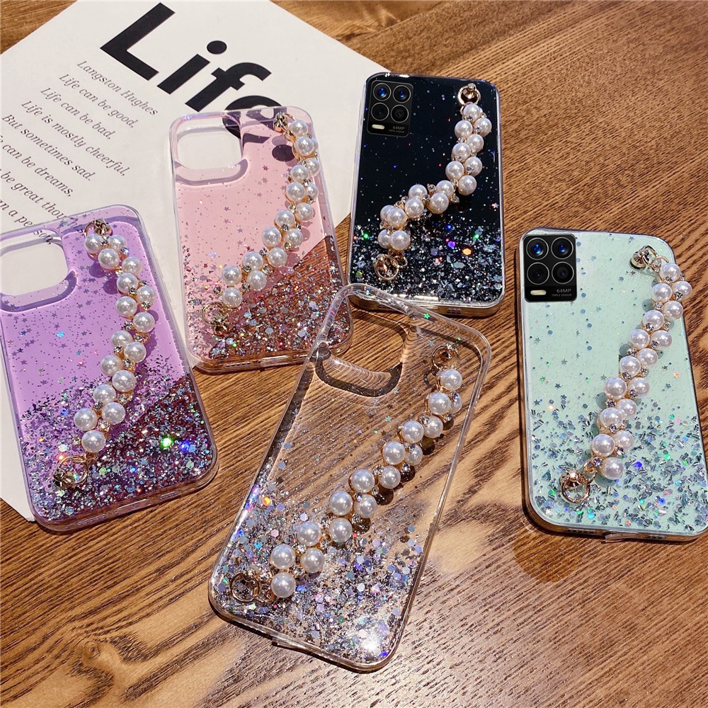 Ốp Điện Thoại Kim Tuyến Lấp Lánh Cho Oppo Realme 8 7 Pro 4g 7i 8pro 7pro Realme C25 C12 C17 C15 C11 6 5 5i C3