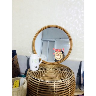 gương tròn viền