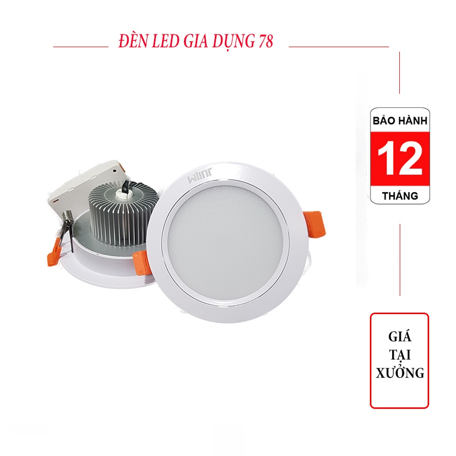 Đèn led Âm Trần Đế TẢN 12W MẶT TRẮNG (HÀNG NHẬP ), Đèn Âm Trần TRANG TRÍ TRẦN THẠCH CAO( CÓ NGUỒN RỜI)