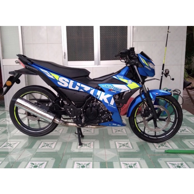 Pô Cbr Redleo kèm cổ inox WRX gắn winner satria ex150 sonic raider...