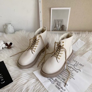 Giày bốt boots cổ thấp buộc dây dễ thương ulzzang Hàn Quốc Yannie Lolita
