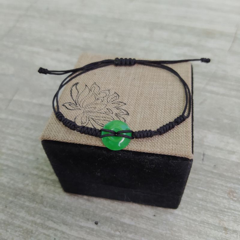 Vòng Handmade đồng xu Cẩm Thạch thiên nhiên
