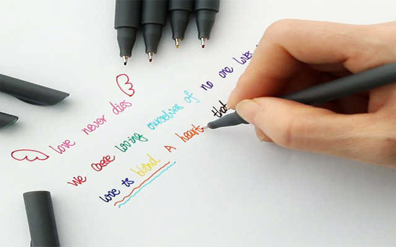 Set 10 Bút Nước Ngòi 0.38mm