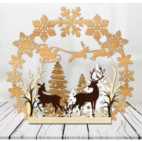 Đèn ngủ decor trang trí giáng sinh