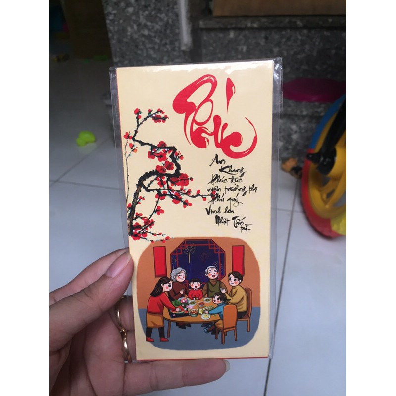 Set 10 Bao lì xì chất đẹp rẻ (giao ngẫu nhiên)