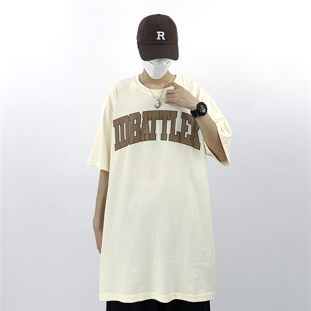 Áo thun tay lỡ form rộng Yinxx màu tan, phông unisex nam nữ oversize ATL107