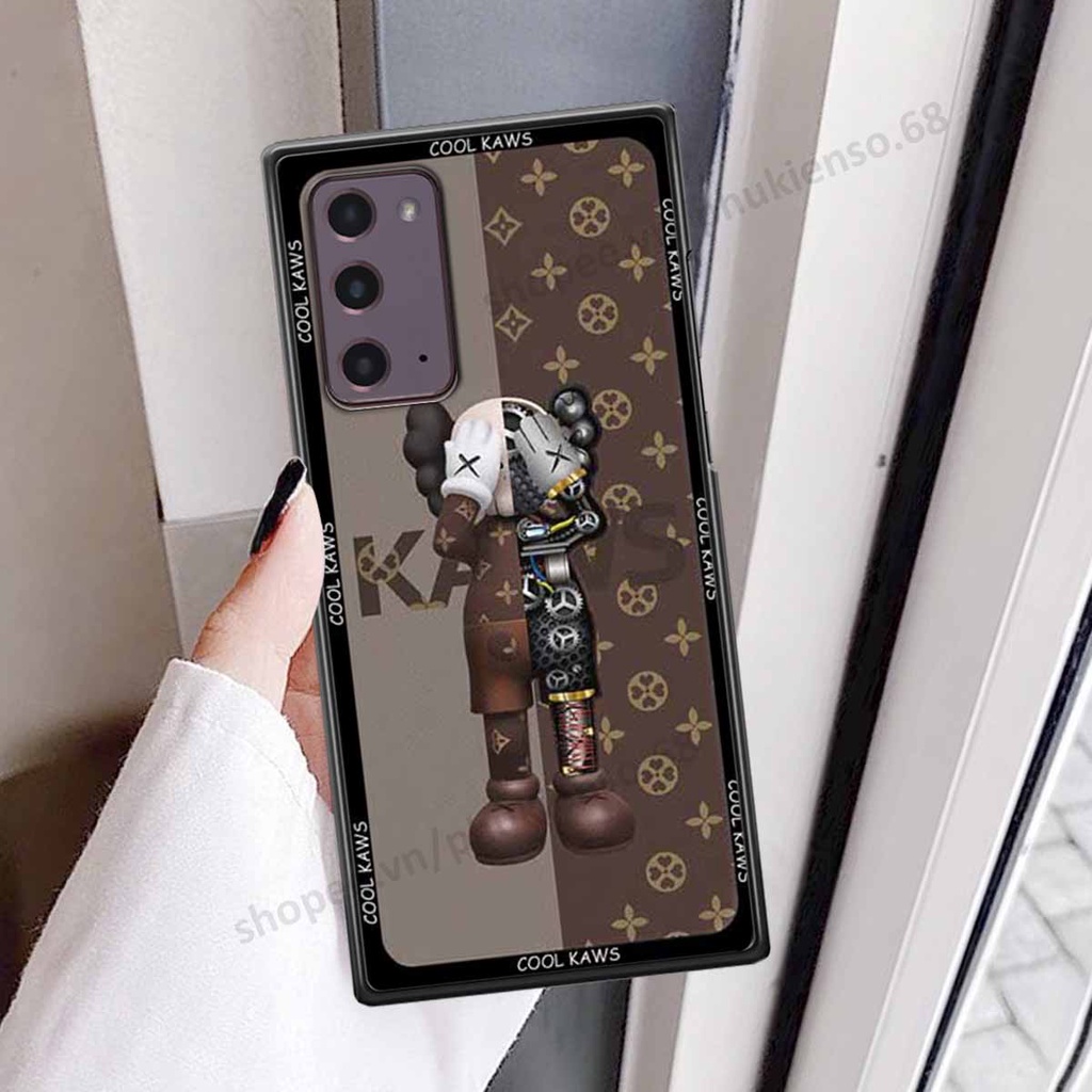 Ốp lưng điện thoại Samsung Note 20 in hình gấu bear, kaws, doremon thời trang, ốp lưng cao cấp chất lượng