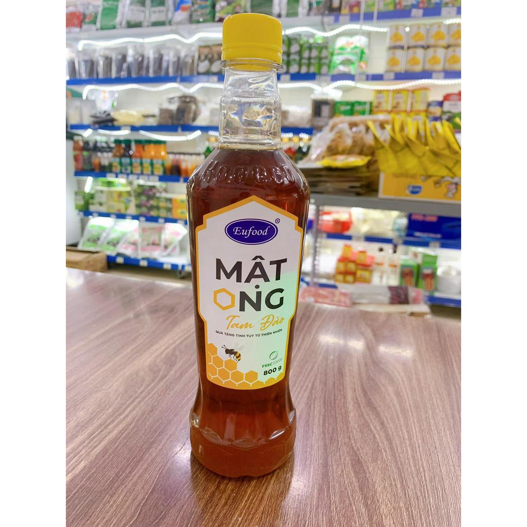 Mật ong Tam Đảo Eufood chai 800gr