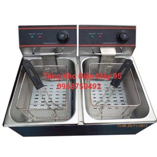 Bếp chiên nhúng điện đôi cao cấp ET-ZL2