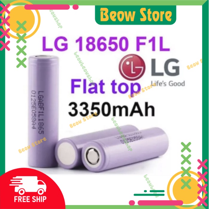 Pin LG Chem F1L 18650 3350mAh Chính Hãng Dung Lượng Cao, Mới 95% 3100 mAh