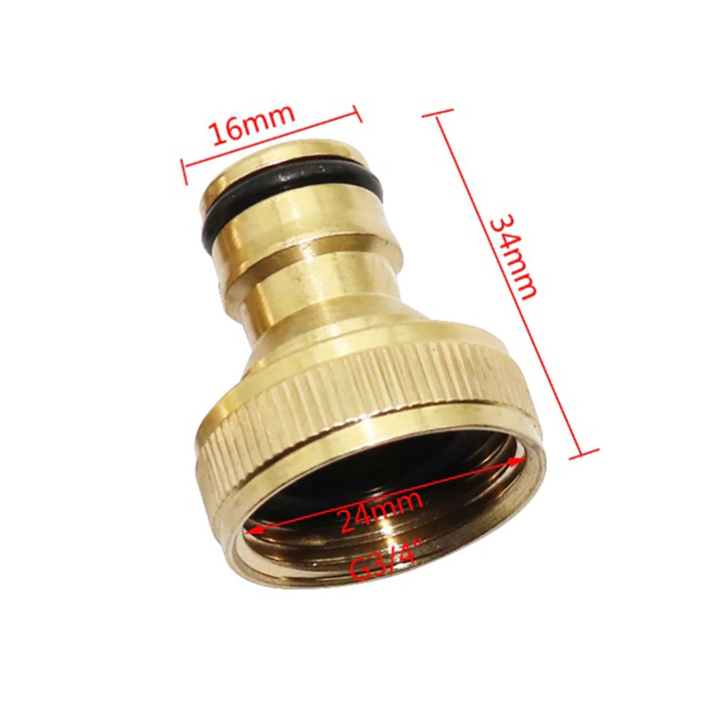 1 Đầu Nối Ống Nước Bằng Đồng 3 / 4 ''