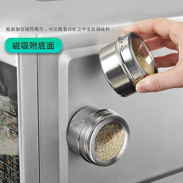 Hũ Gia Vị Inox Gắn Tường Tiện Lợi | BigBuy360 - bigbuy360.vn