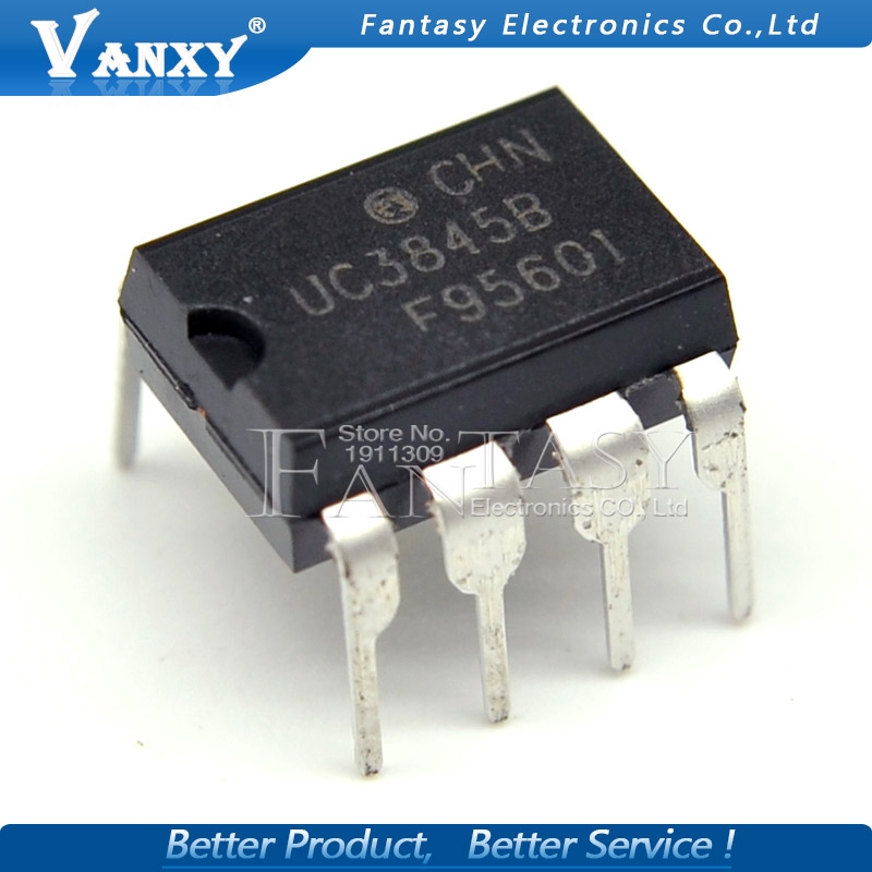 Set 10 linh kiện điện tử Ic Uc3845B Dip-8 Uc3845A Dip8 Uc3845An Uc3845Bn Uc3845 Dip