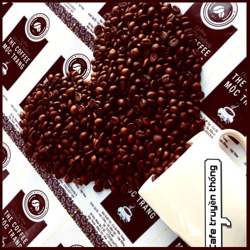 [GIÁ GỐC] 500gr Cà phê Robusta Rang Mộc dạng HẠT/BỘT - Cà phê hạt rang xay mộc pha phin pha máy