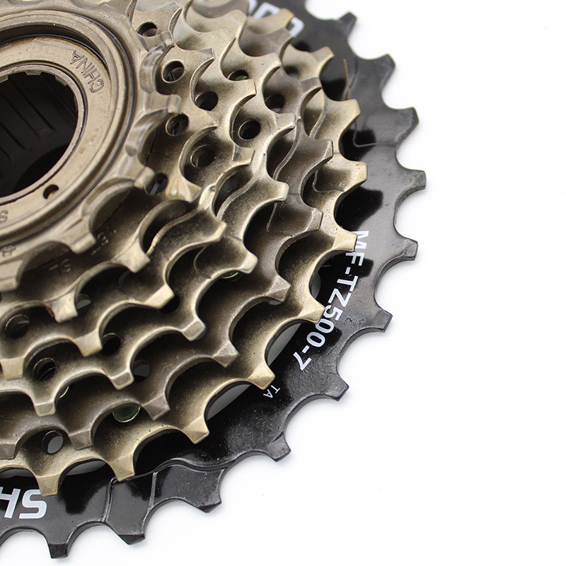 Líp vặn shimano 7 tầng MF - TZ500 cho Xe Road/MTB