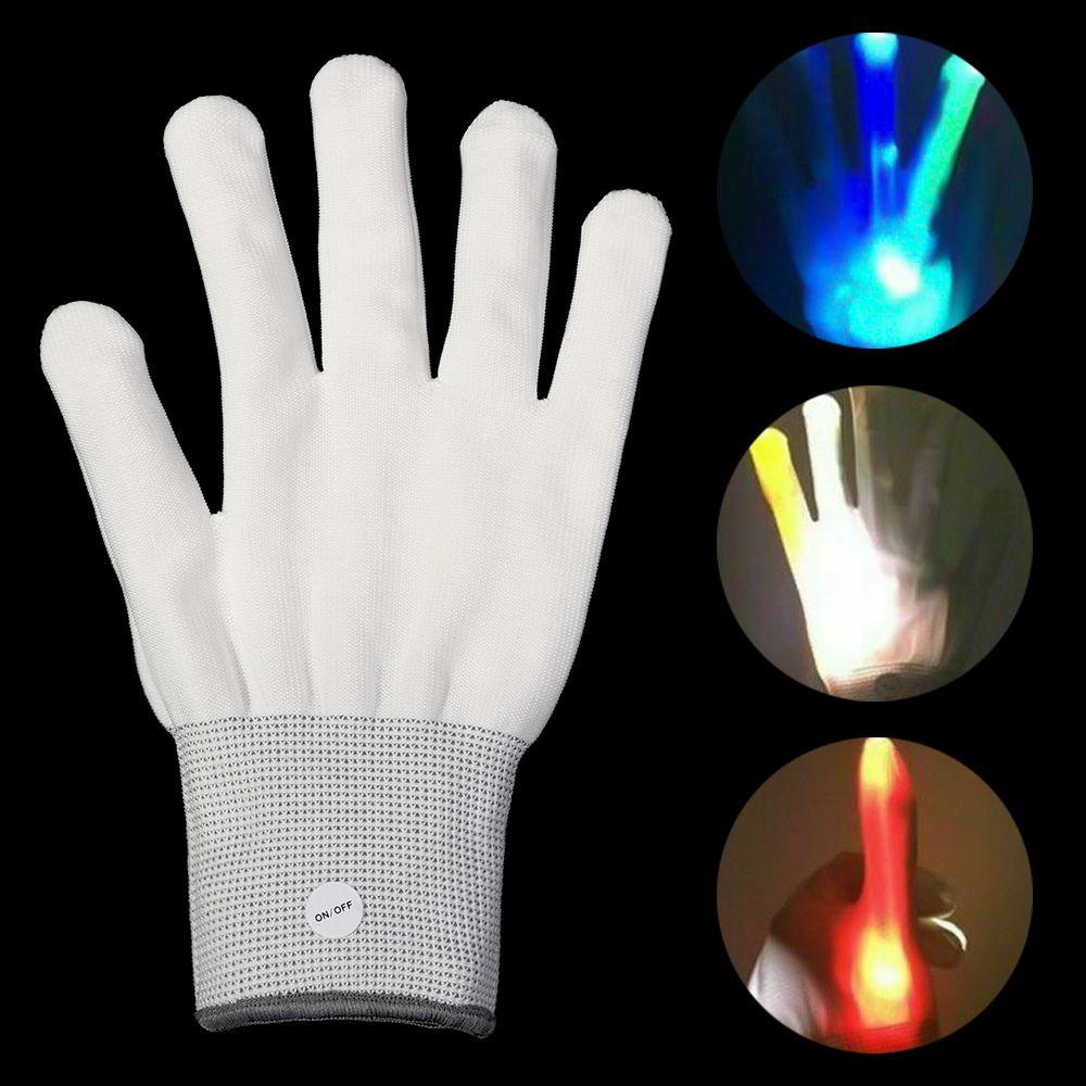Găng Tay Gắn Đèn LED Độc Đáo Cho Người Lớn Trẻ Em