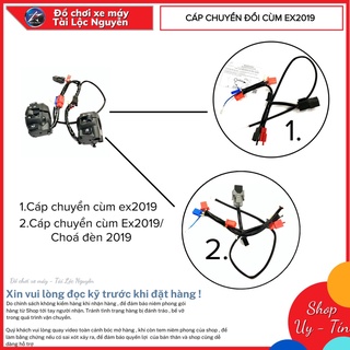 BỘ CÁP/ JACK CẮM CHUYỂN ĐỔI CÙM CÔNG TẮC/PHA ĐÈN EX2019 CHO EX2015 SEIDO