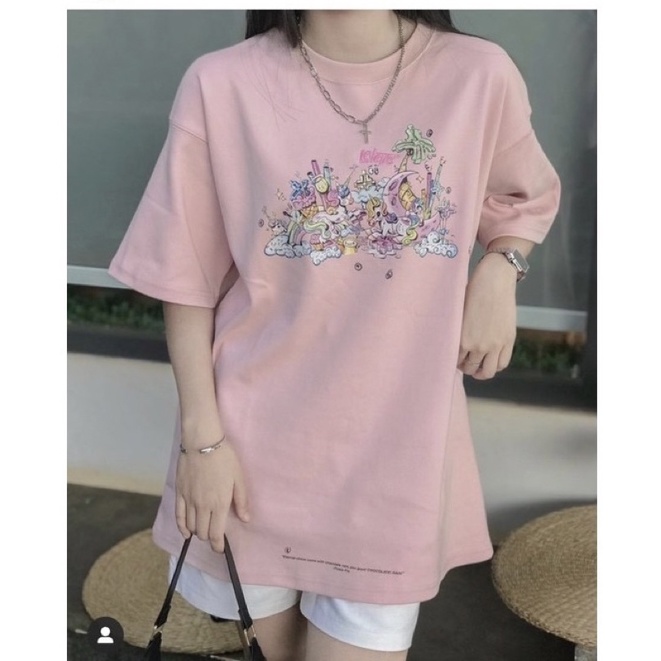 + Áo LEVENTS LVS UNICORN TEE / PINK