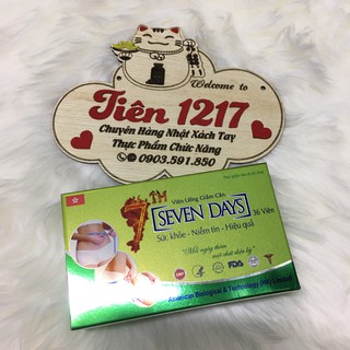 Sevenday Hộp 36 Viên Giảm Cân An Toàn