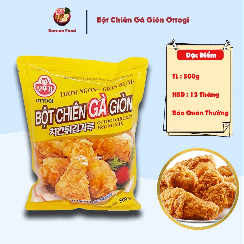 Bột chiên gà giòn Ottogi 500g ( Chuẩn Hàn - Chuẩn Vị )