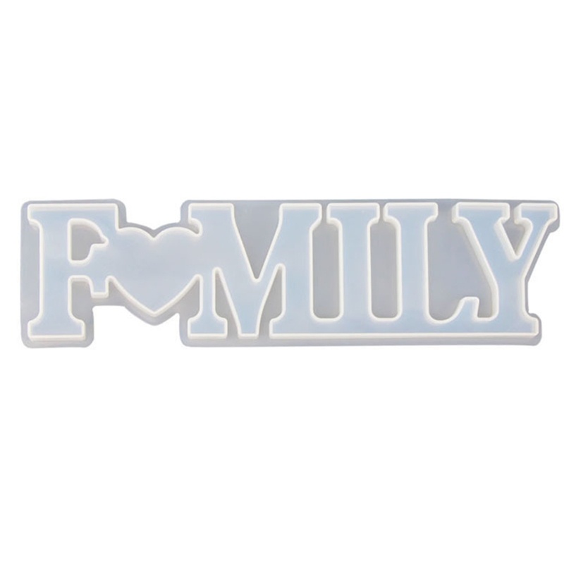 Khuôn Làm Nhựa Resin In Chữ Love Home / Family Xinh Xắn
