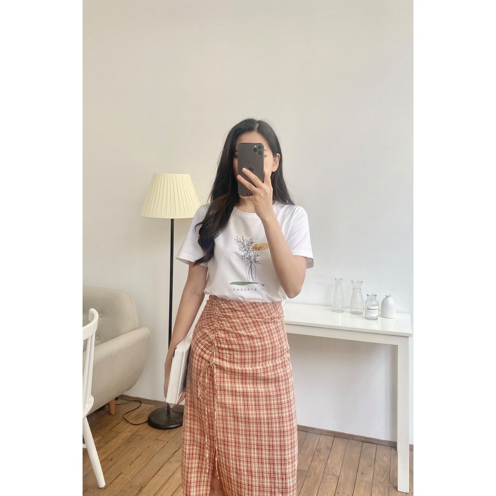 [Mã SKAMA06 giảm 8% tối đa 50K đơn 250K] Áo Thun In Hình Dáng Ngắn[Madelen] | BigBuy360 - bigbuy360.vn