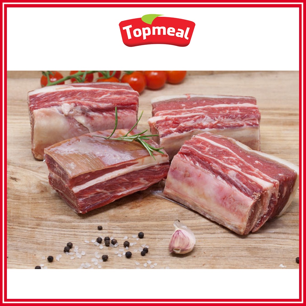 HCM - Sườn bò có xương Topmeal  - Thích hợp với các món nướng, om, hầm, canh, nấu bún,... -