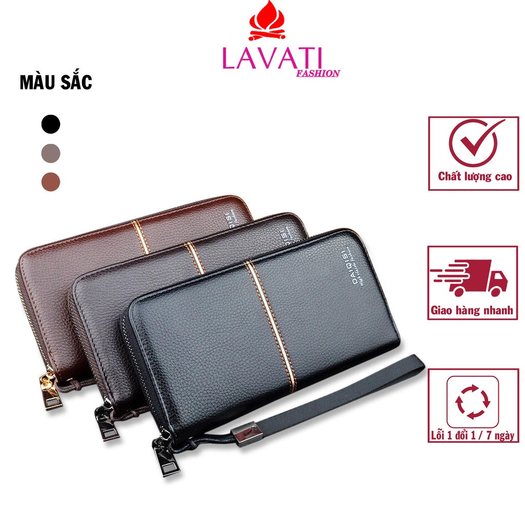 Ví Cầm Tay Nam DAIQISI Da Mềm Sang Trọng Nhiều Ngăn ( Mã A5014 )