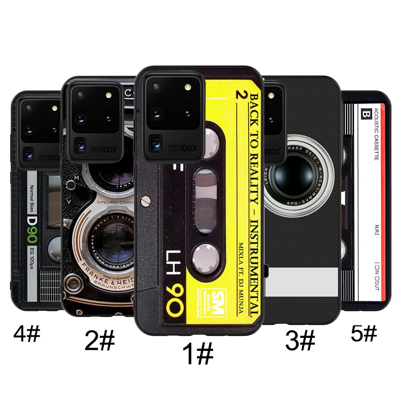 Ốp điện thoại hình máy ảnh cổ điển cho Samsung Galaxy S20 Ultra S10 Lite Note 10 Lite Plus J7 J8 S6 Edge